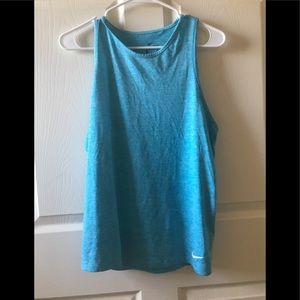 Nike Dri Fit Blue Tank Top Size Medium